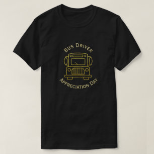 T-Shirt do Dia de Apreciação do Condutor de Ônibus