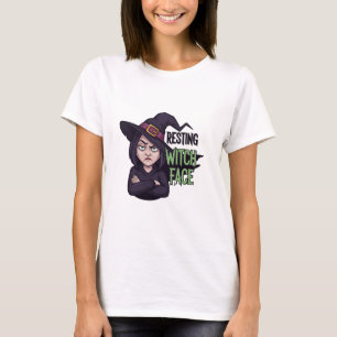 T-shirt do Dia de as Bruxas engraçado da bruxa em