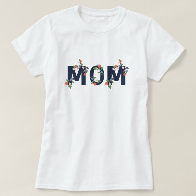 T-shirt do dia de as mães (Frente do Design)