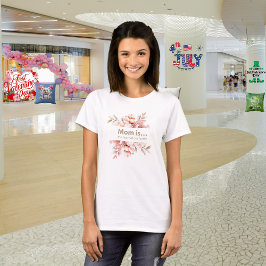 T-shirt do dia de as mães "Garden of Love"