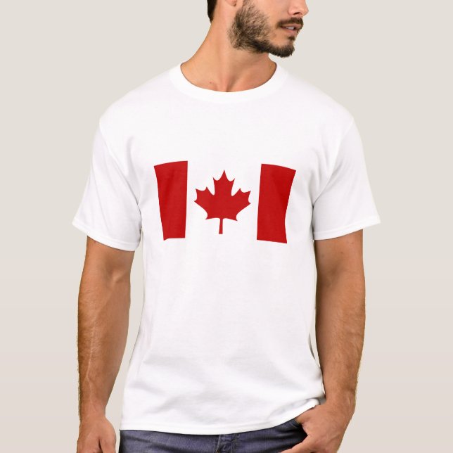 T-shirt do dia de Canadá (nome-cidade-província da (Frente)