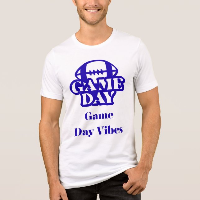 T-Shirt do Dia de Futebol (Frente)