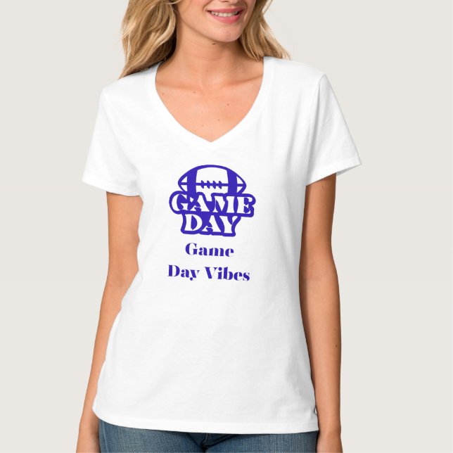 T-Shirt do Dia de Futebol (Frente)