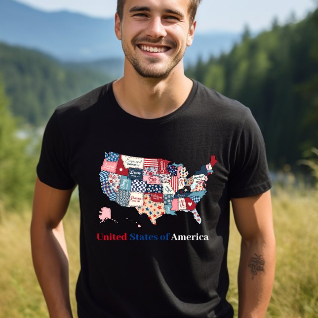 T-Shirt do Dia de Independência dos Estados Unidos (Criador carregado)
