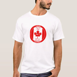 T-SHIRT DO DIA DE LEVIS QUEBEQUE CANADÁ