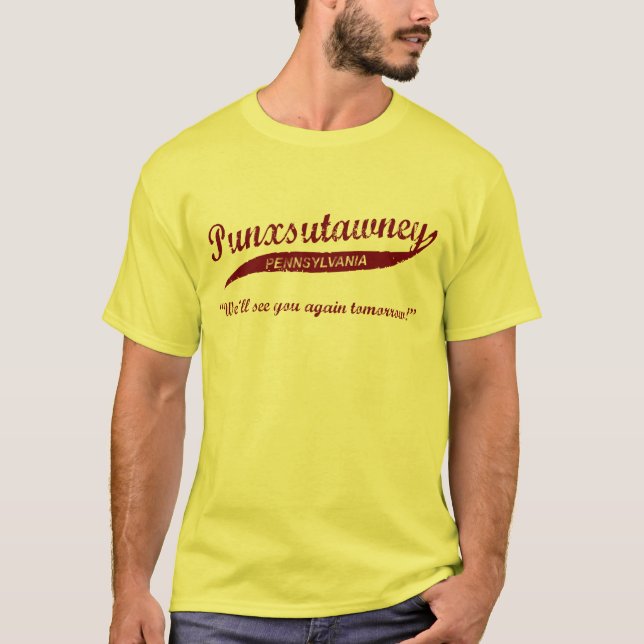 T-shirt do dia de Punxsutawney Groundhog (Frente)