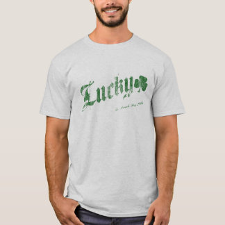 T-shirt do dia de St Patrick afortunado -