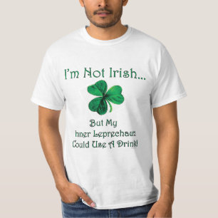 T-shirt do dia de St Patrick interno do Leprechaun