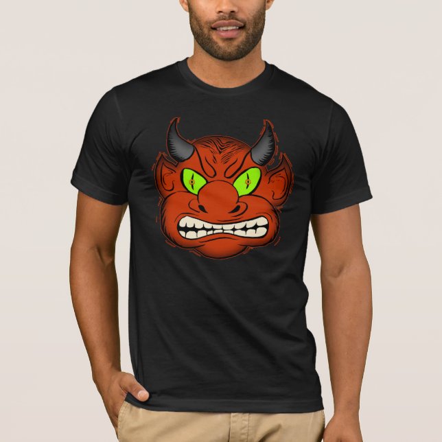 T-shirt do diabo do Dia das Bruxas (Frente)