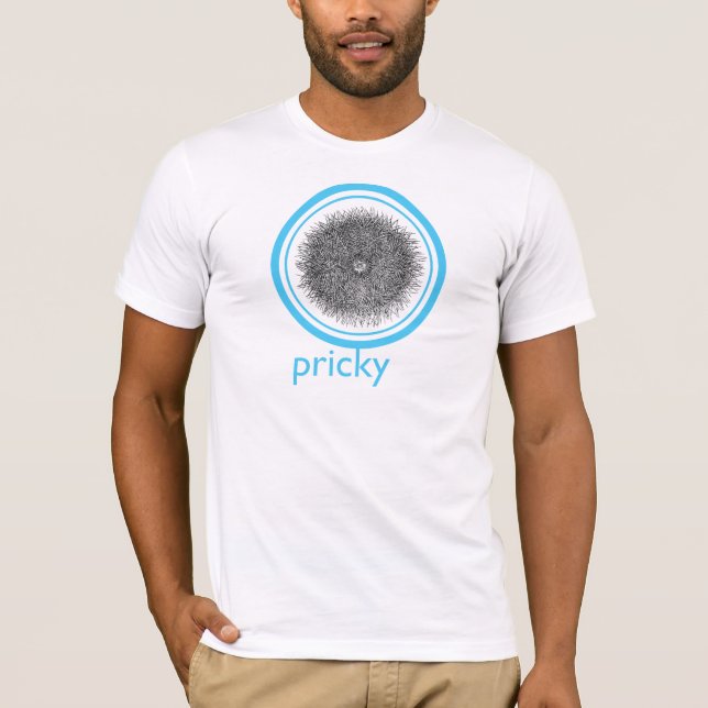 T-shirt do diabrete de Pricky (Frente)