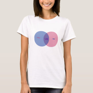 T-shirt do diagrama de Venn