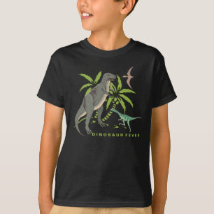 T-shirt do dinossauro das criaturas pré-históric