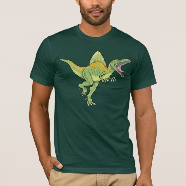 T-shirt do dinossauro de Spinosaurus (Frente)