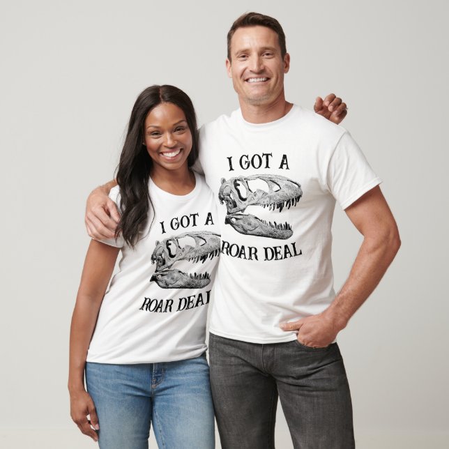 T-Shirt do Dinossauro de T-rex Unisex Deal (Unissex)