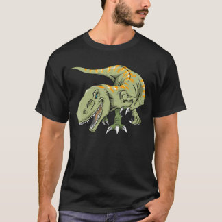 T-shirt do dinossauro   do tiranossauro