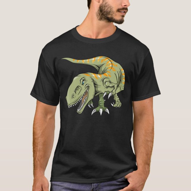 T-shirt do dinossauro   do tiranossauro (Frente)