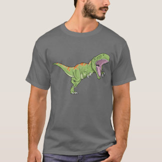 T-shirt do dinossauro do tiranossauro