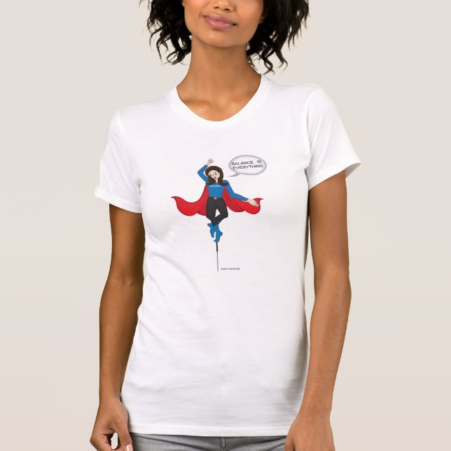 T-shirt do divertimento para fãs do equilíbrio & (Frente)