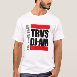 T-SHIRT DO DJ AM EDUN DOS HOMENS DE GALLETTI