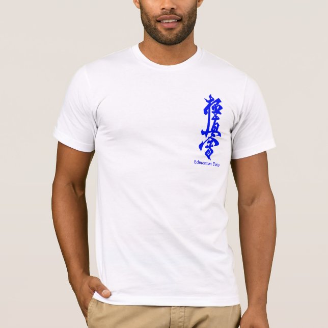 T-shirt do Dojo de Kyokushin Edmonton (Frente)
