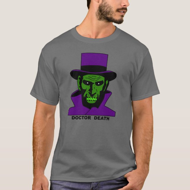 t-shirt do Dr. Death (homens) (Frente)