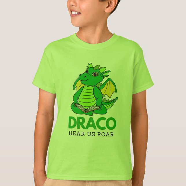 t-shirt do Draco juvenil (Frente)