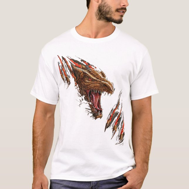 T-Shirt do Dragão de Encaminhamento (Frente)