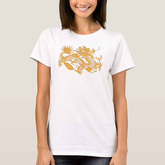 t-shirt do Dragão Dourado (Frente)