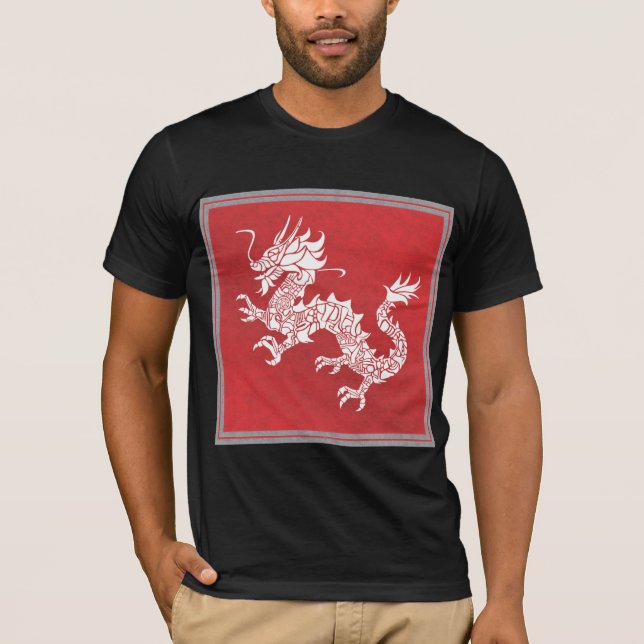 T-shirt do dragão vermelho (Frente)