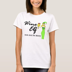 T-shirt do duende do vinho