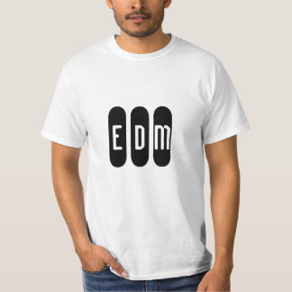 T-shirt do EDM dos homens (música de dança