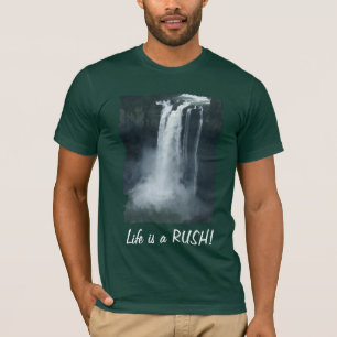 T-shirt do Edun de amante de natureza da cachoeira