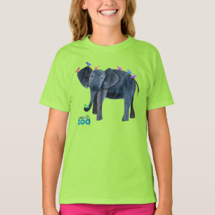 T-shirt do elefante do jardim zoológico de Mabell