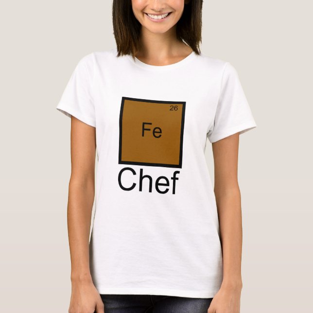 T-Shirt do Elemento de Chef de Ferro (Frente)