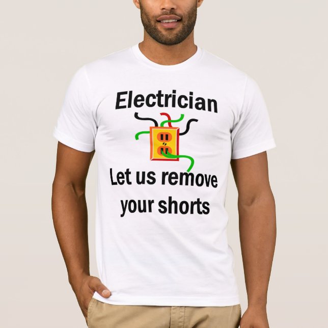 T-shirt do eletricista (Frente)