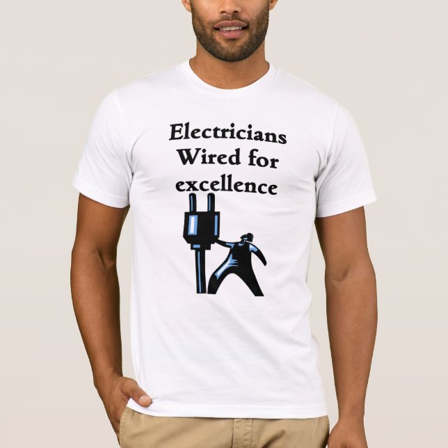 T-shirt do eletricista (Frente)