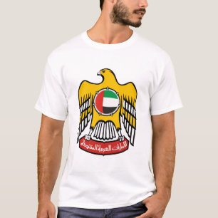 T-shirt do emblema de Emirati