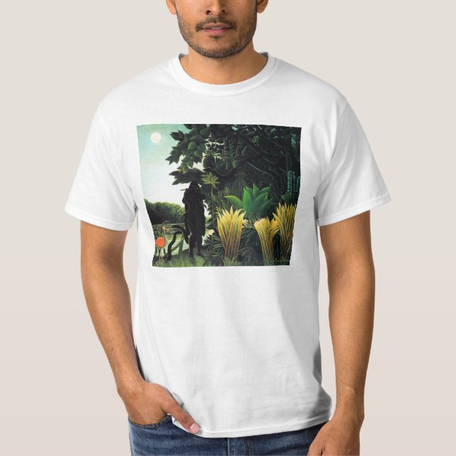 T-shirt do encantador de cobra de Henri Rousseau (Frente)