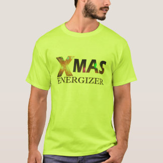 t-shirt do energizador de Natal