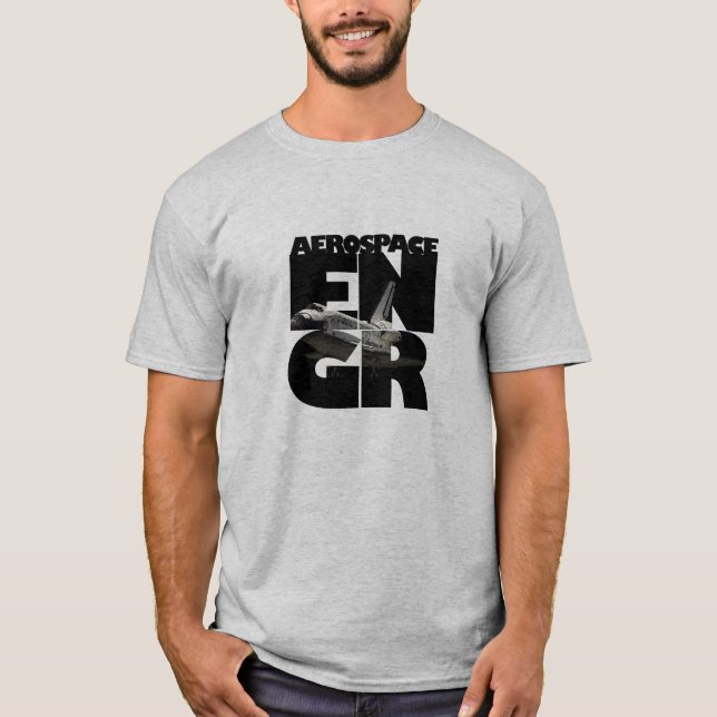 T-shirt do Engenheiro aeroespacial (Frente)