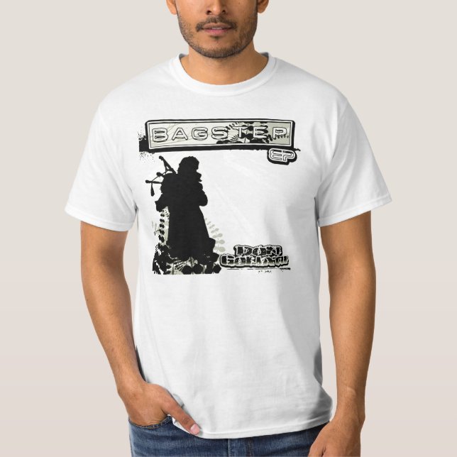T-shirt do EP de Don Goliath "Bagstep" (Frente)