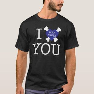 T-shirt do esmagamento do homem