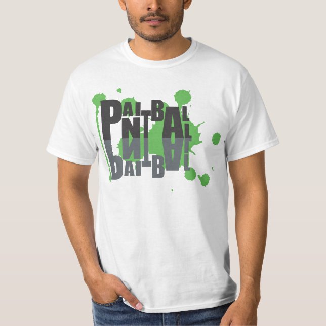 T-shirt do espelho do Paintball (Frente)
