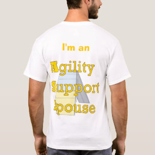 T-shirt do esposo v2 do apoio da agilidade