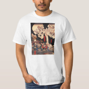 T-shirt do esqueleto de Kuniyoshi