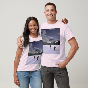 t-shirt do esqui-divertimento