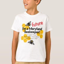 t-shirt do estado de Maryland Beekeepers Associati