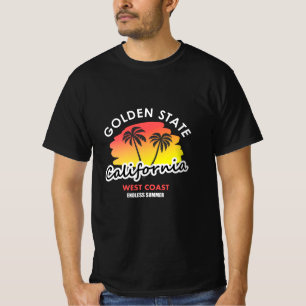T-Shirt do Estado do ouro da Califórnia