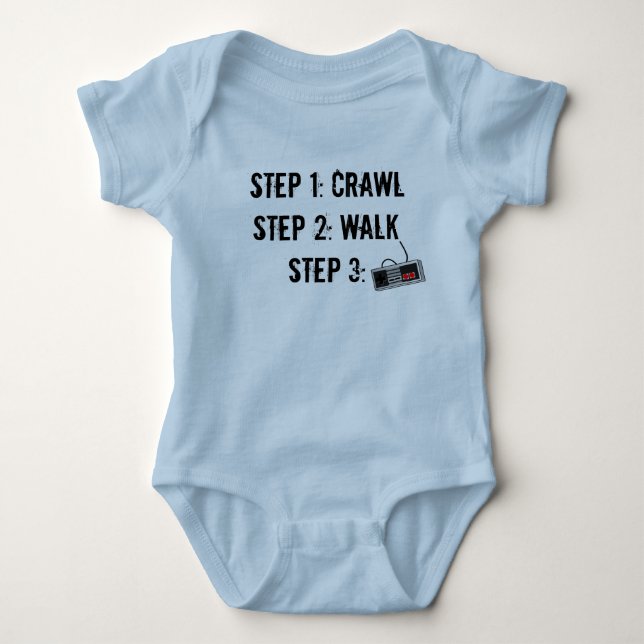 T-shirt Do "esteira rolante infantil azul do jogo da (Frente)