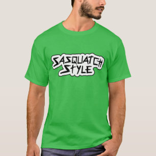 T-shirt do estilo de Sasquatch